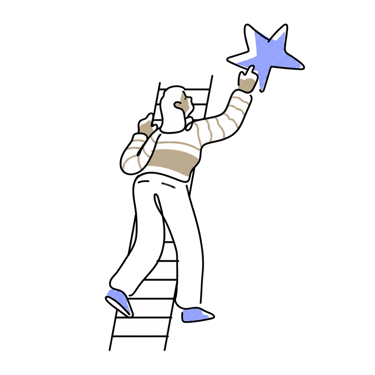 Career growth illustration